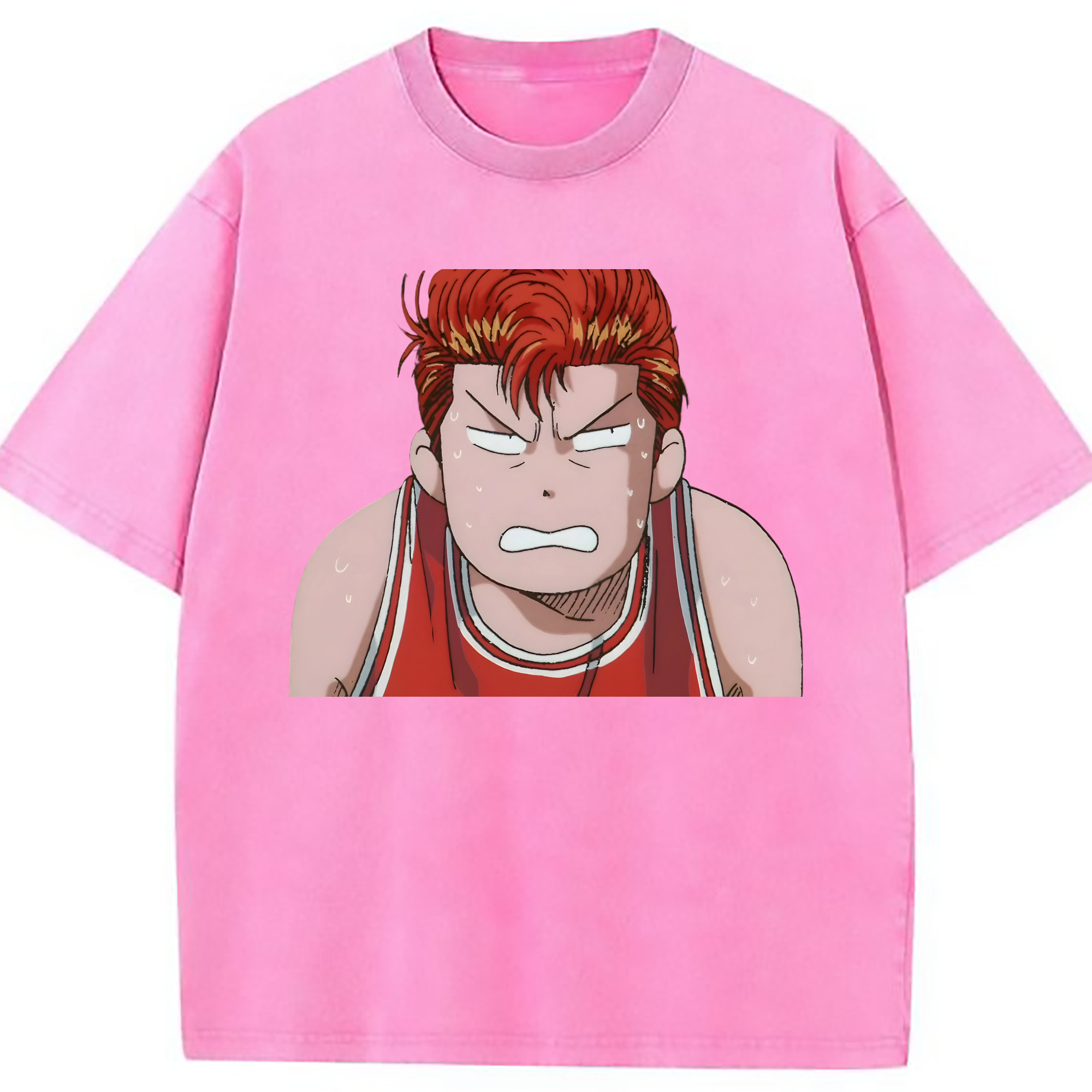 （画像用） SLAM DUNK／スラムダンク 綿100% ヴィンテージ風 半袖Tシャツ（フロントプリント）